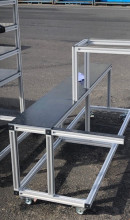 An image of a custom made workstation we created