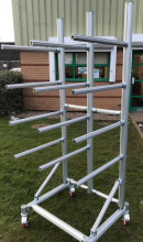 An image of a custom made rack we created